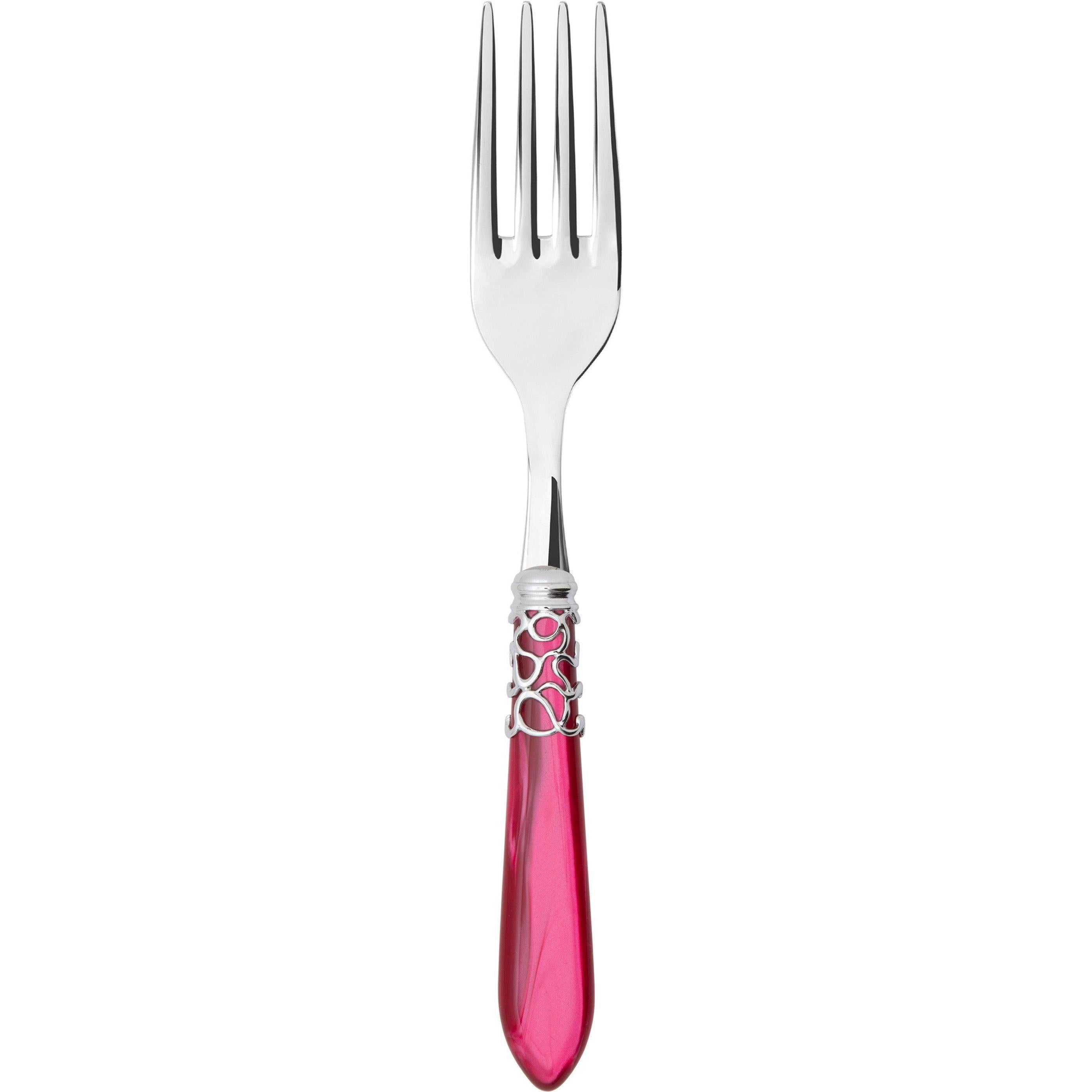 Melodia Brilliant Serving Fork - raspberry