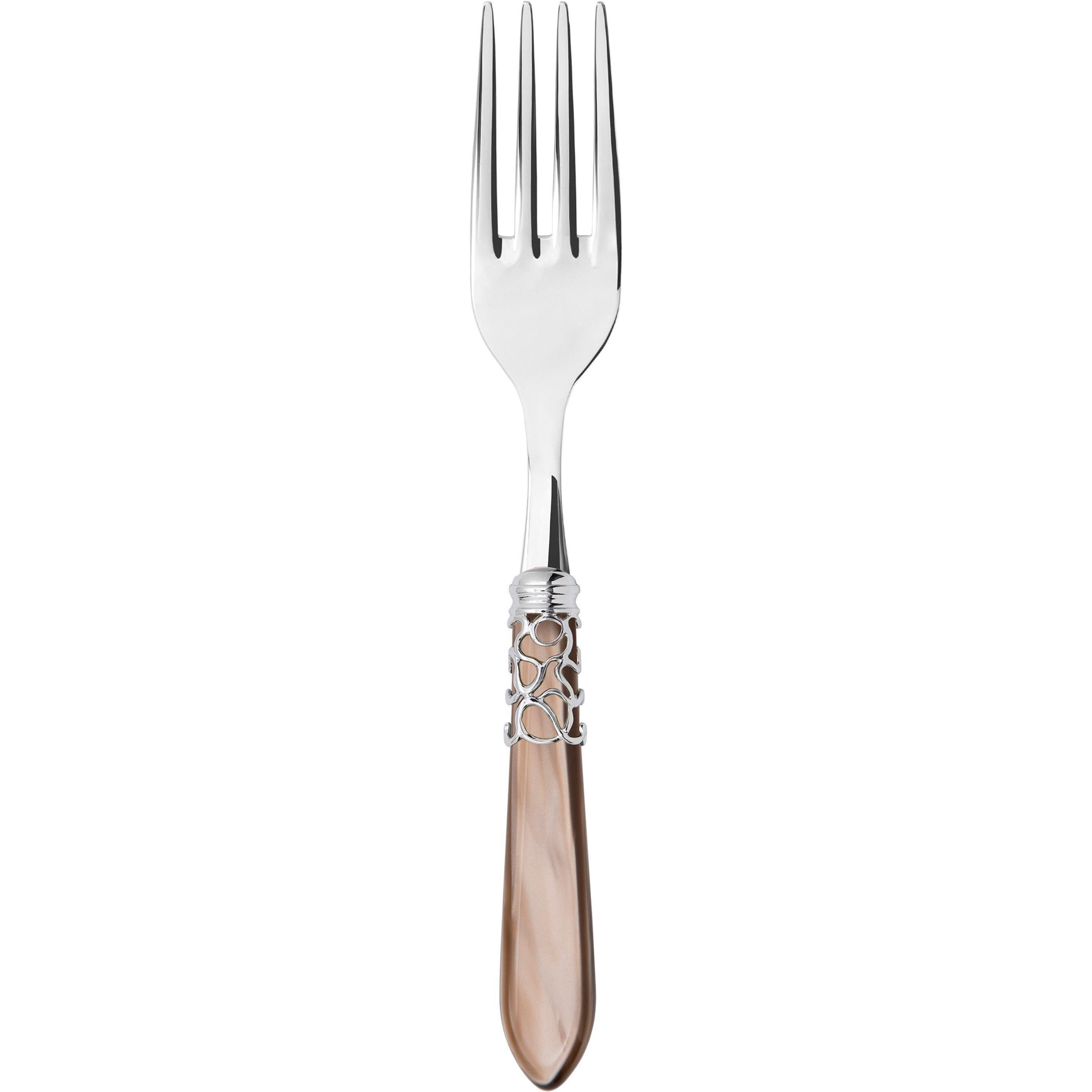 Melodia Brilliant Serving Fork - taupe