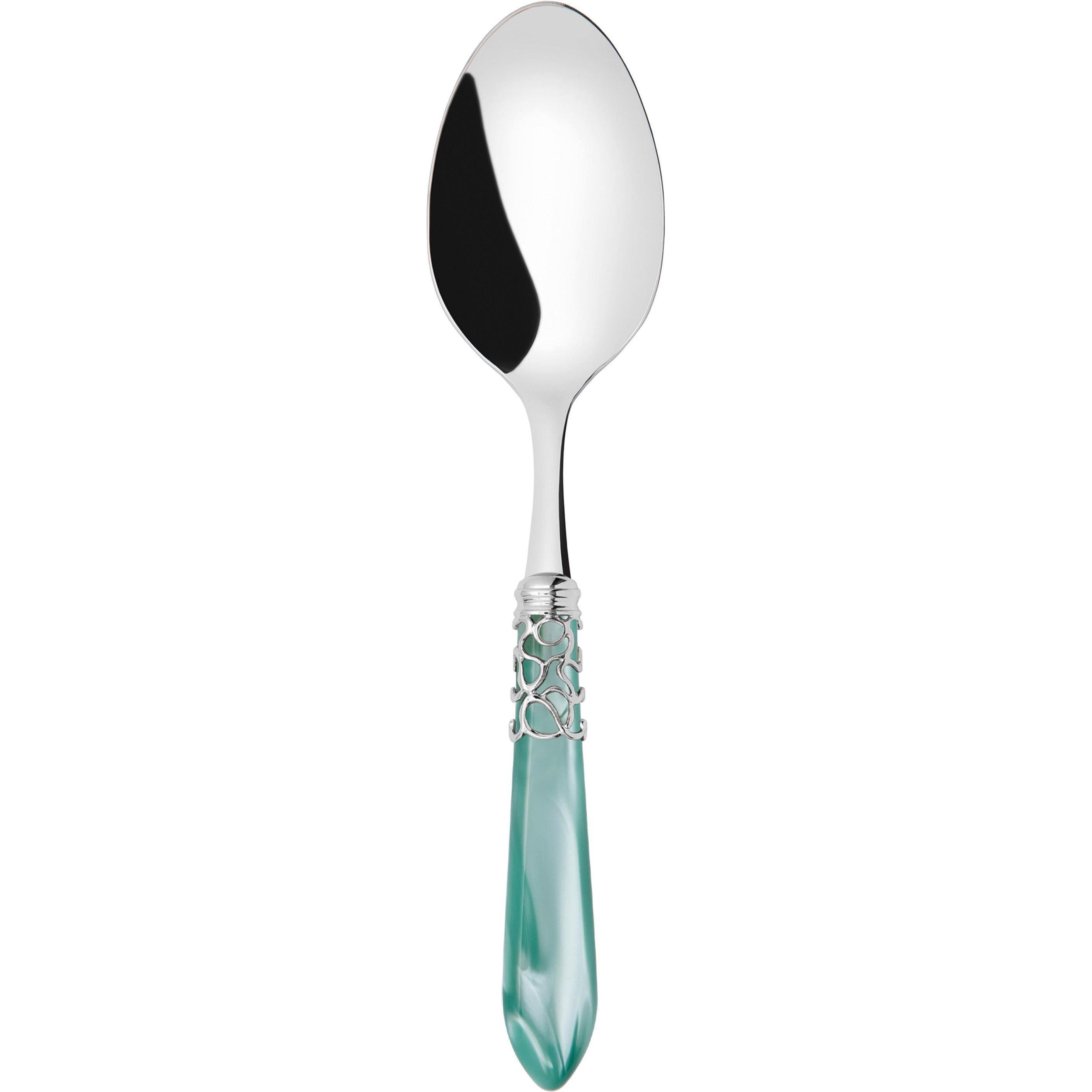 Melodia Brilliant Serving Spoon - aqua
