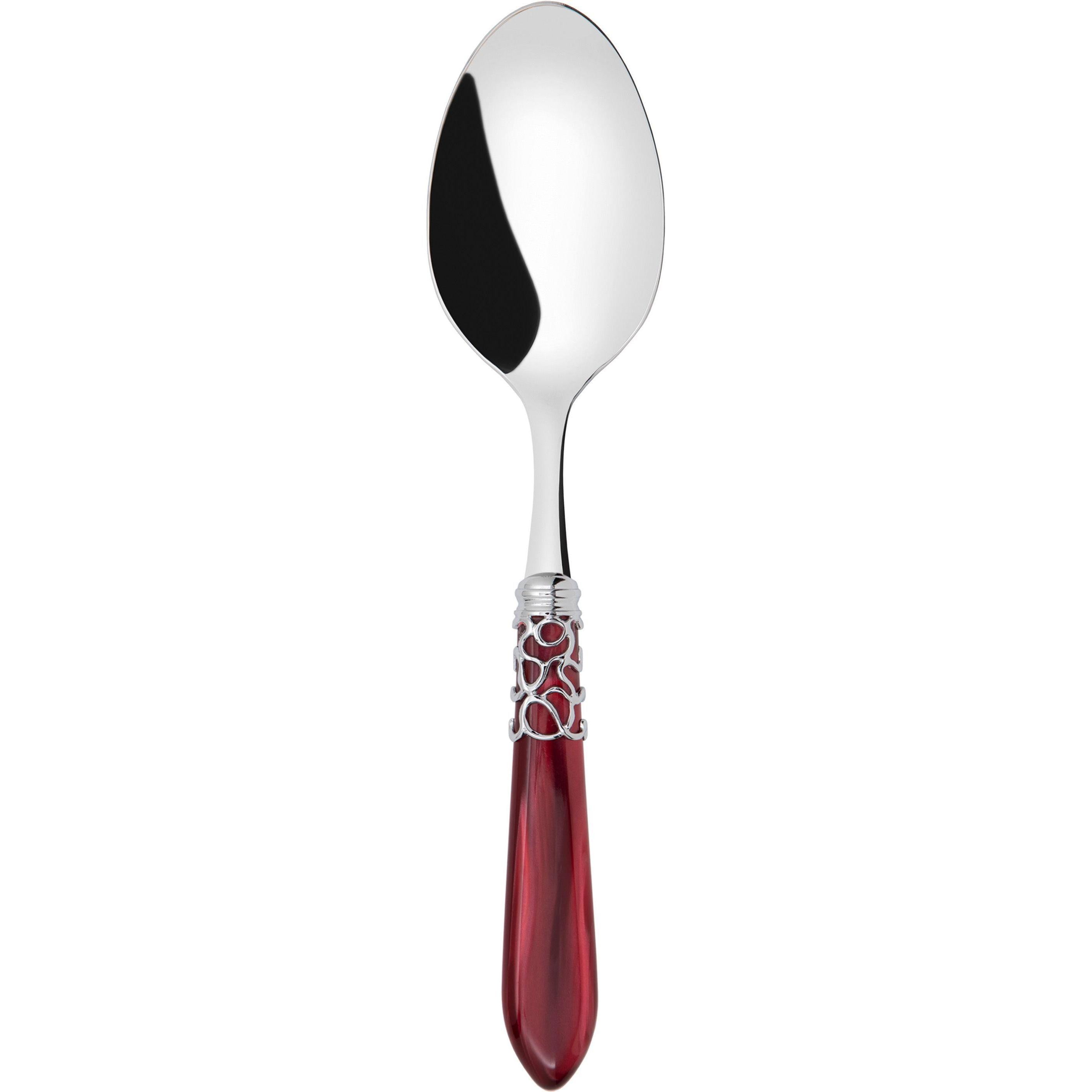 Melodia Brilliant Serving Spoon - burgundy