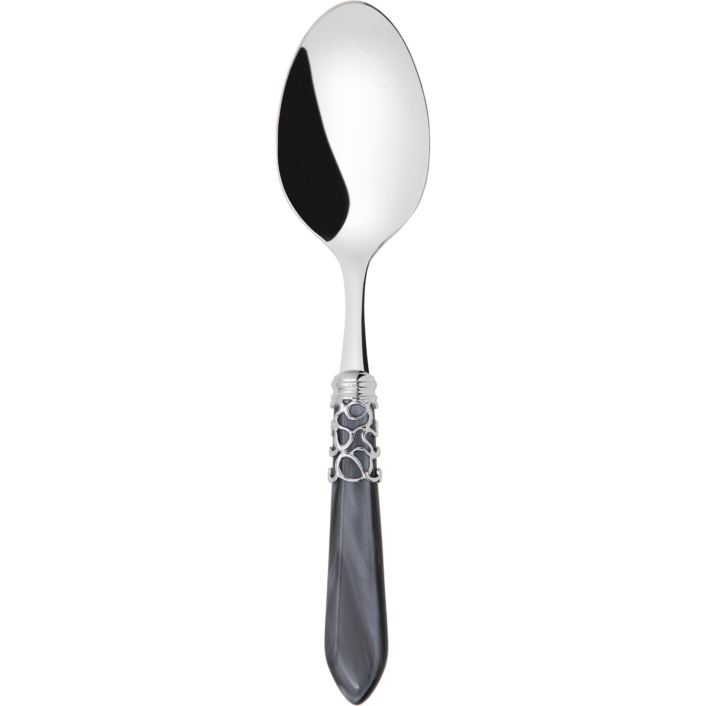Melodia Brilliant Serving Spoon - charcoal