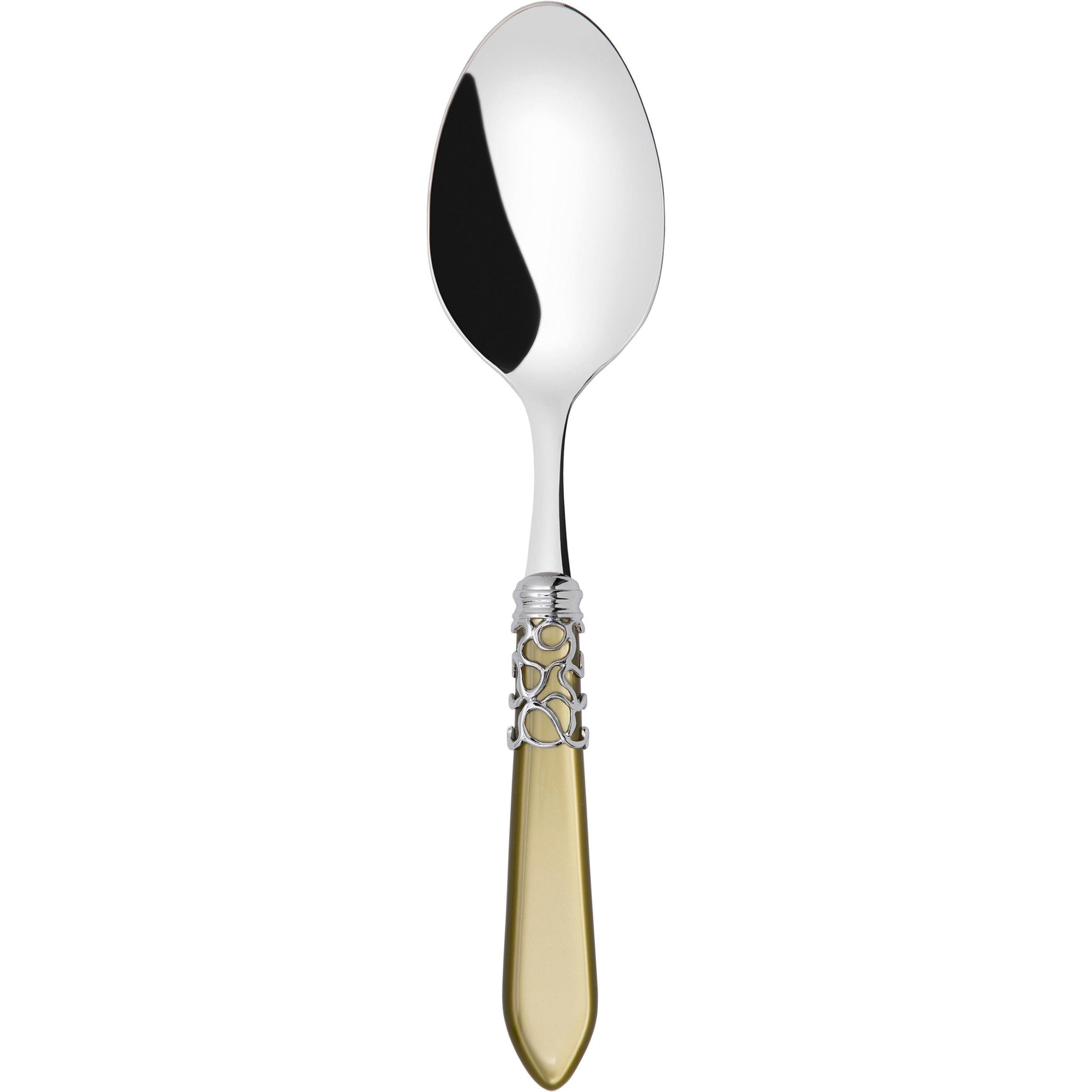 Melodia Brilliant Serving Spoon - chartreuse green