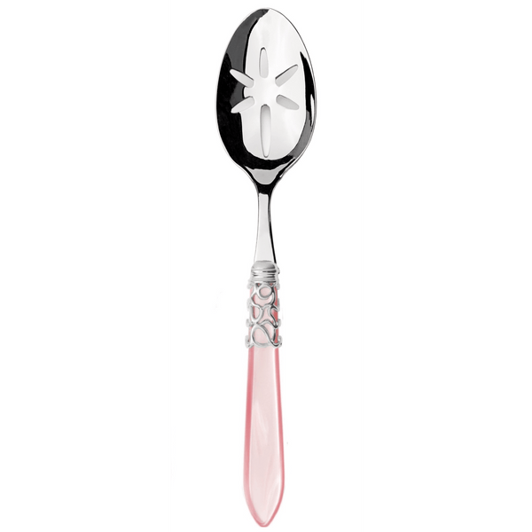 Melodia Brilliant Slotted Serving Spoon - Pink
