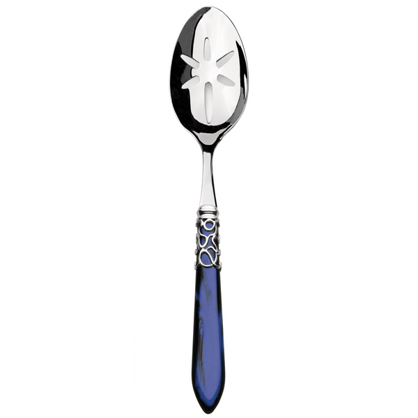 Melodia Brilliant Slotted Serving Spoon - Royal Blue