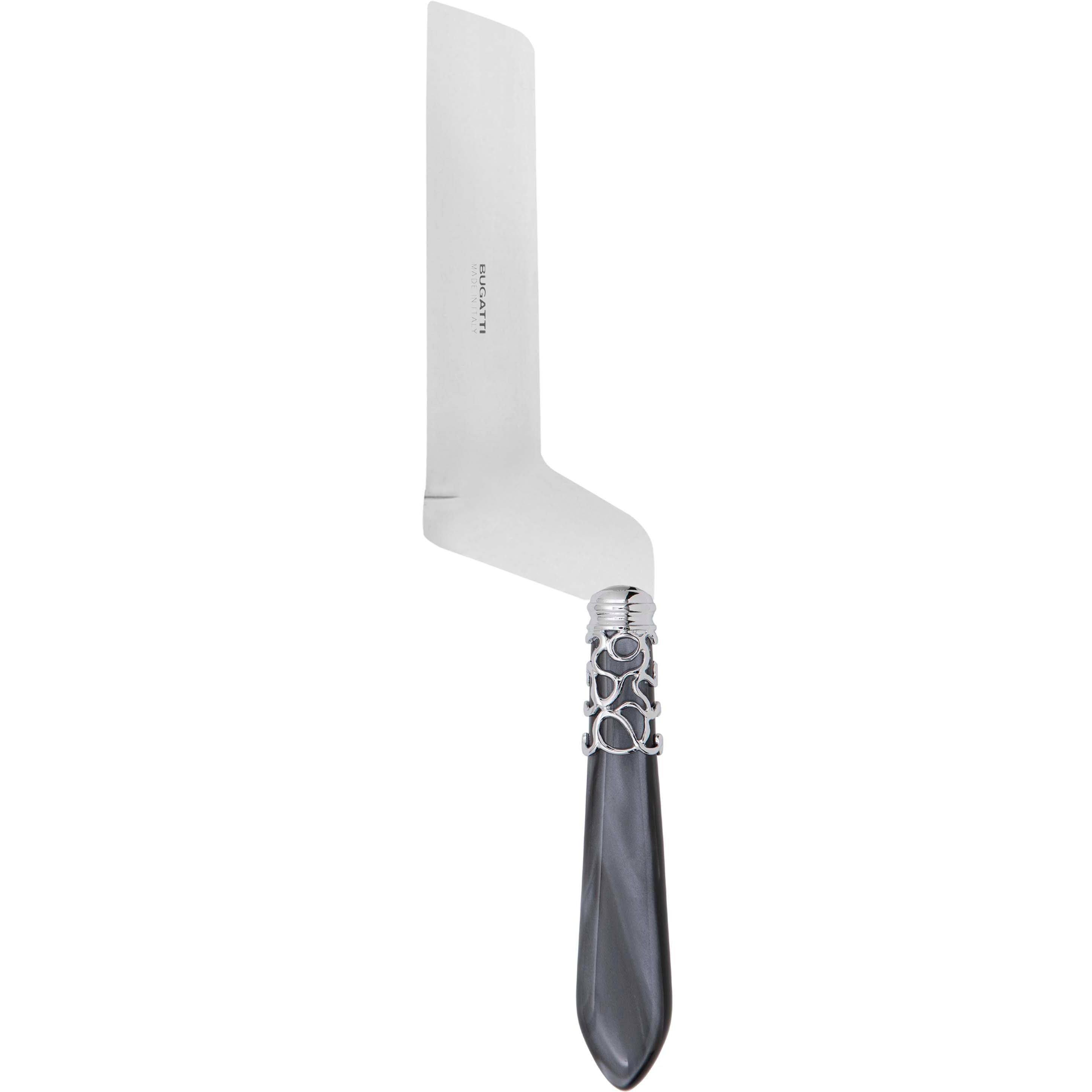 Melodia Brilliant Soft Cheese Offset Knife - charcoal