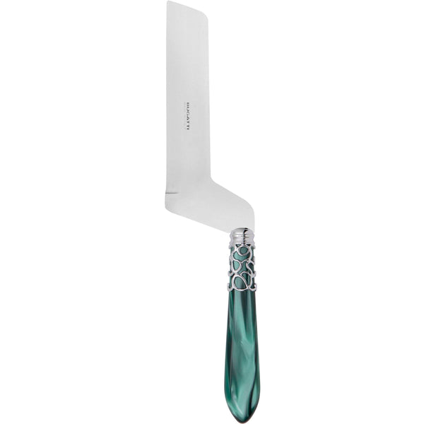Melodia Brilliant Soft Cheese Offset Knife - Emerald Green