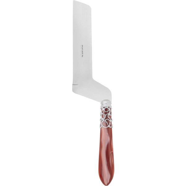 Melodia Brilliant Soft Cheese Offset Knife - Rust