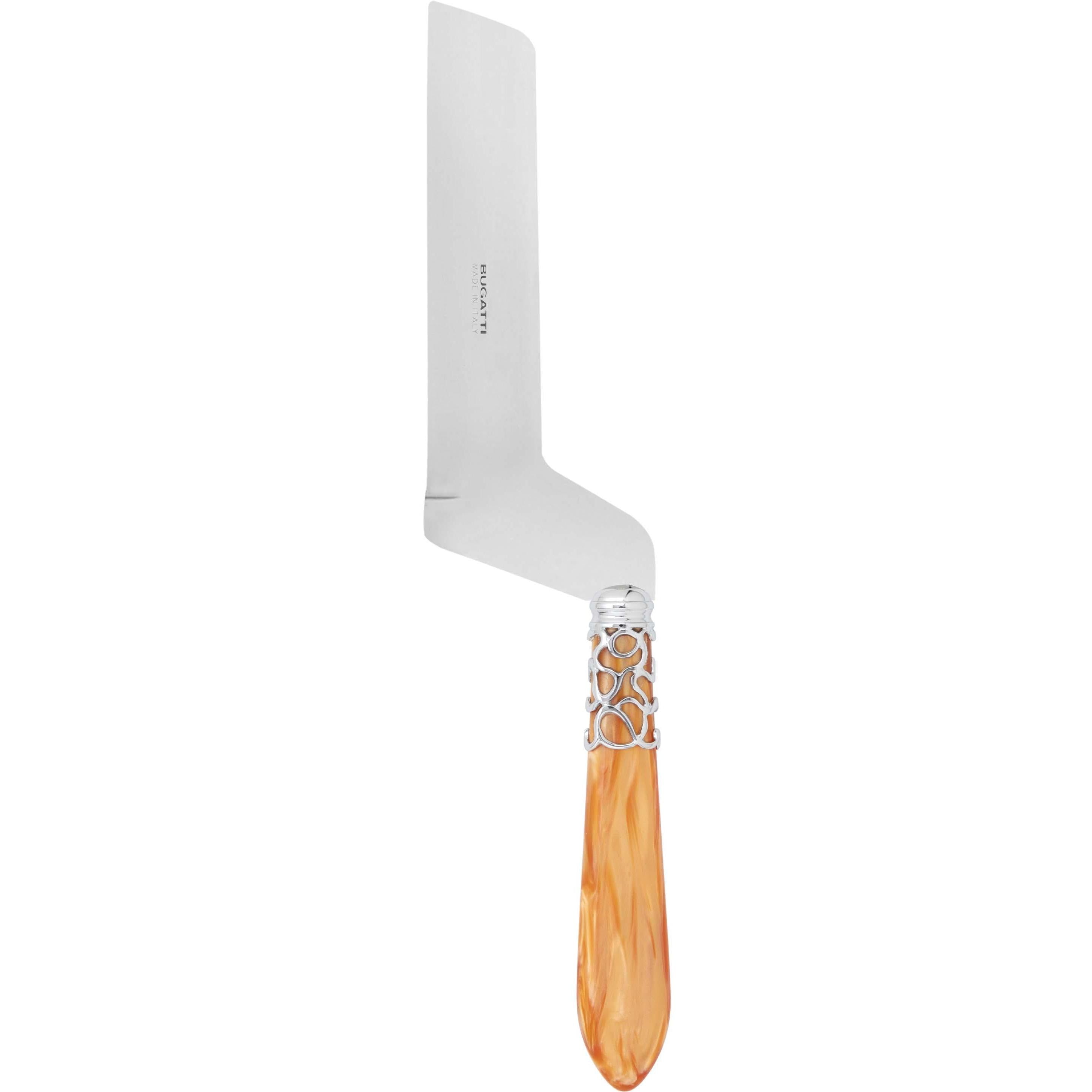 Melodia Brilliant Soft Cheese Offset Knife - tangerine