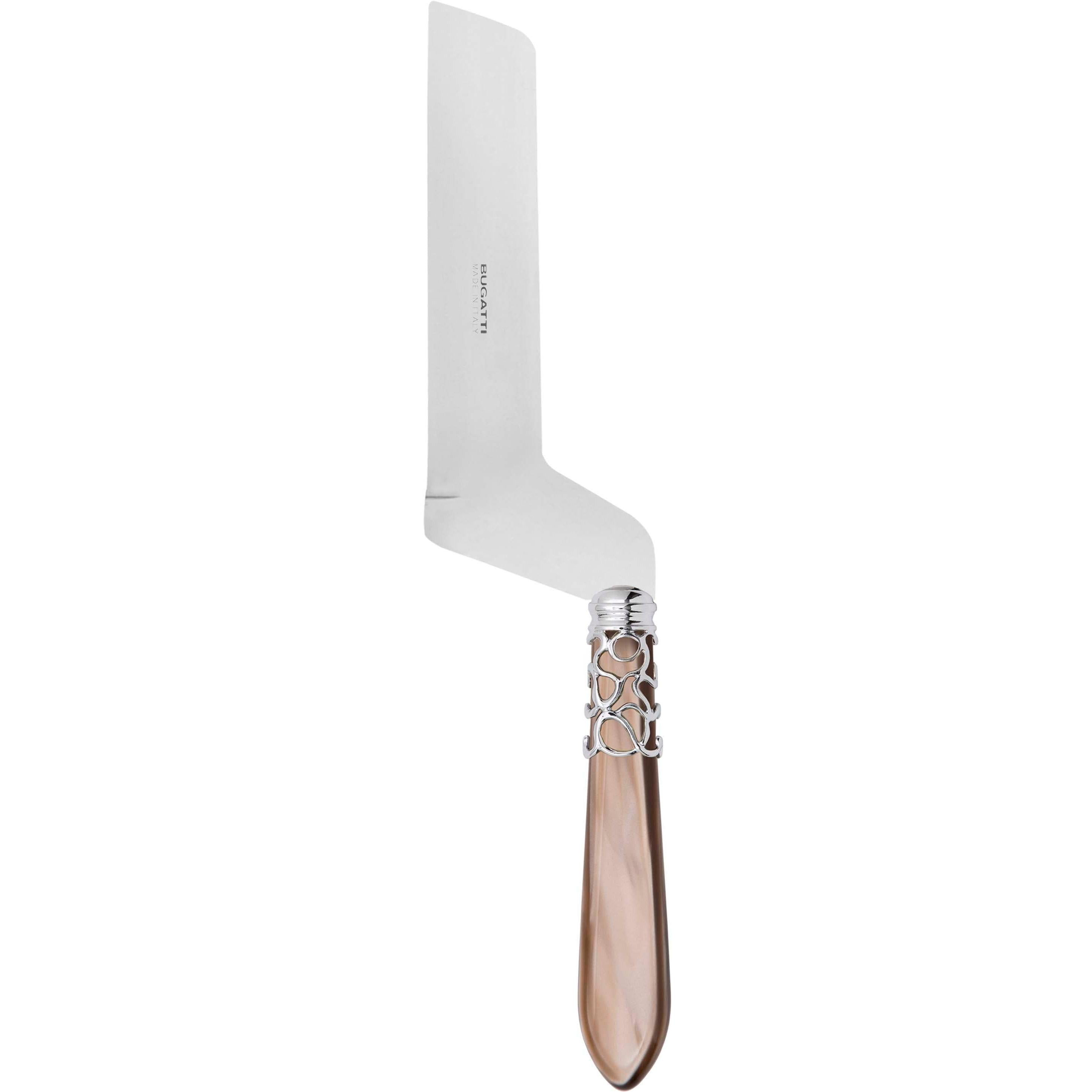 Melodia Brilliant Soft Cheese Offset Knife - taupe