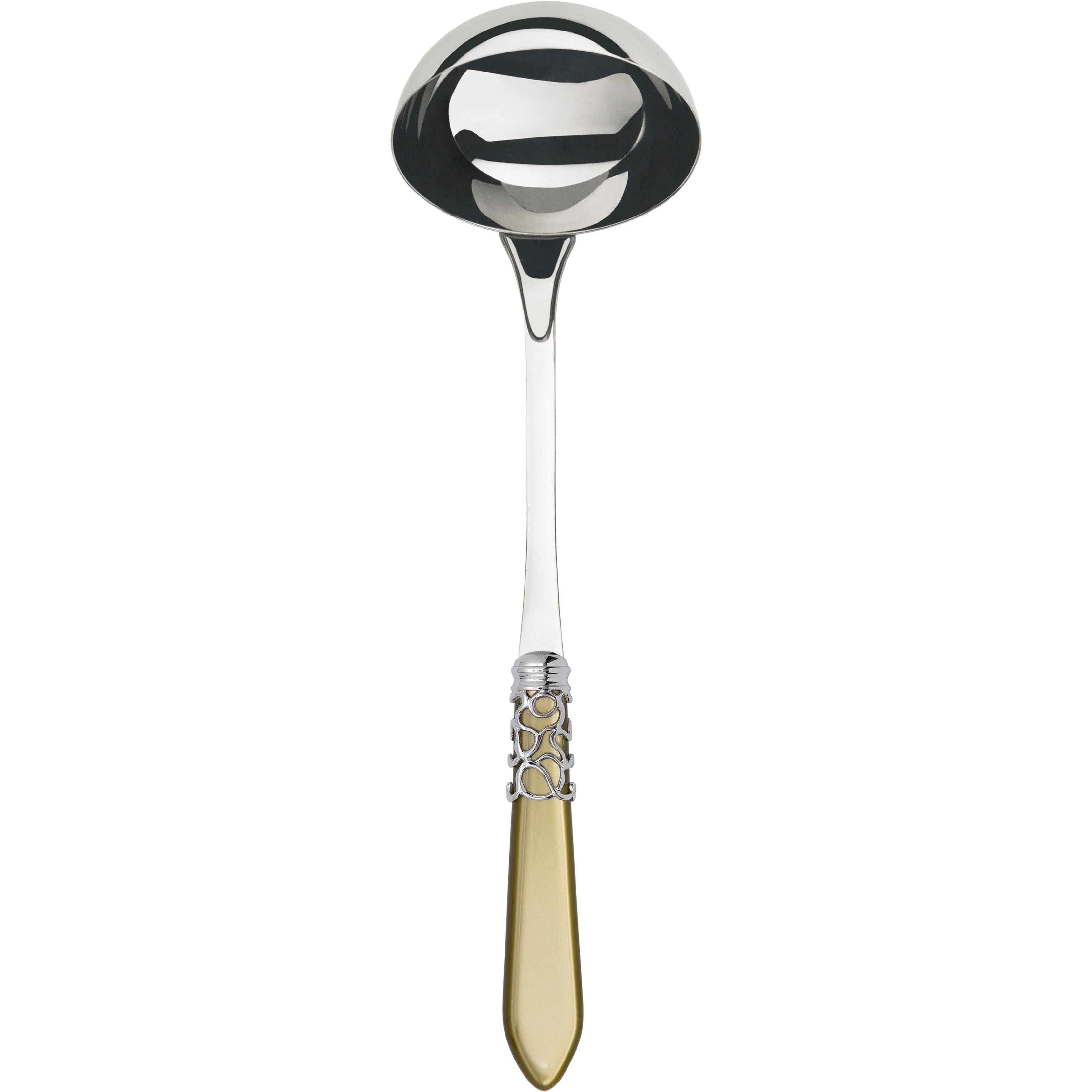 Melodia Brilliant Soup Ladle - chartreuse green