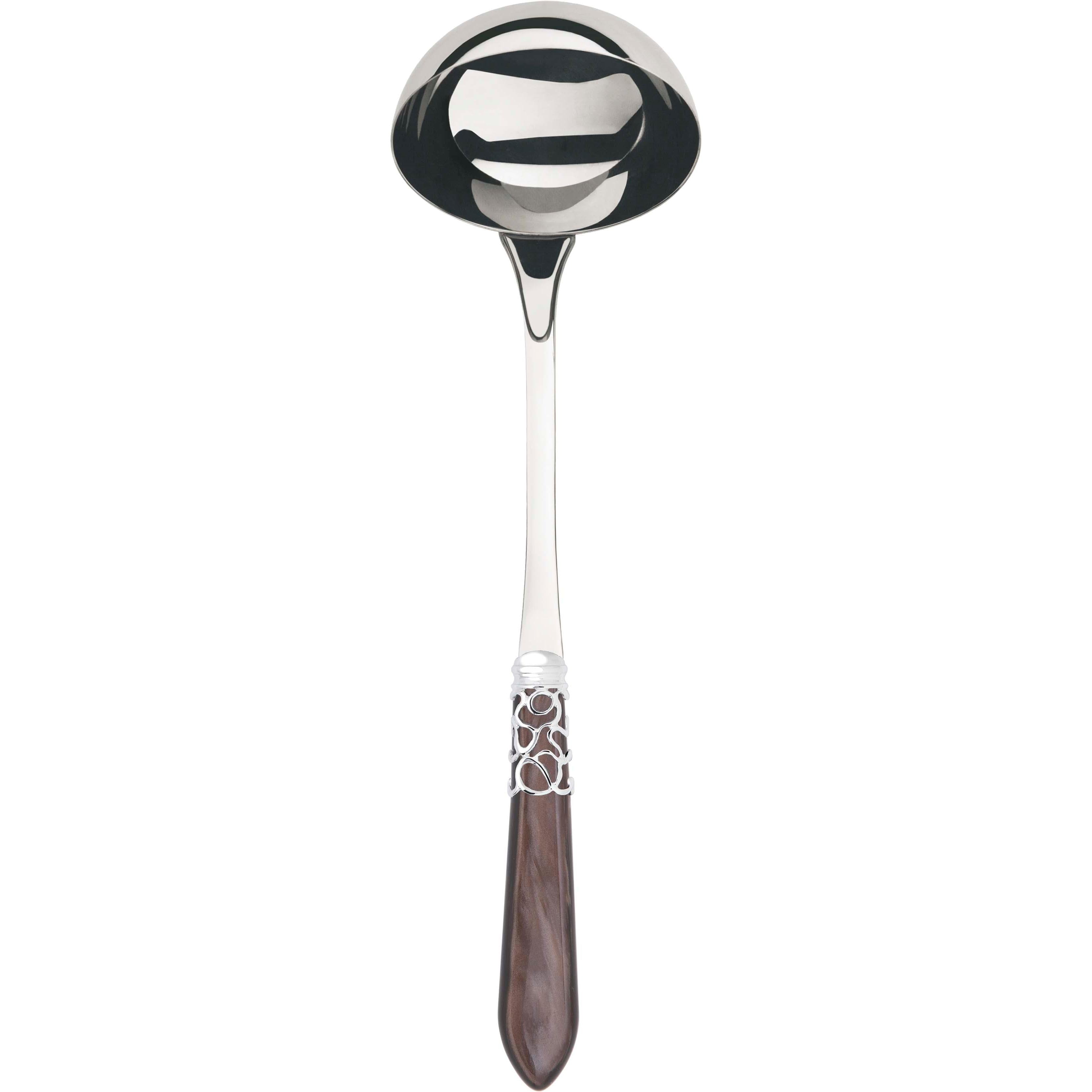 Melodia Brilliant Soup Ladle - chocolate
