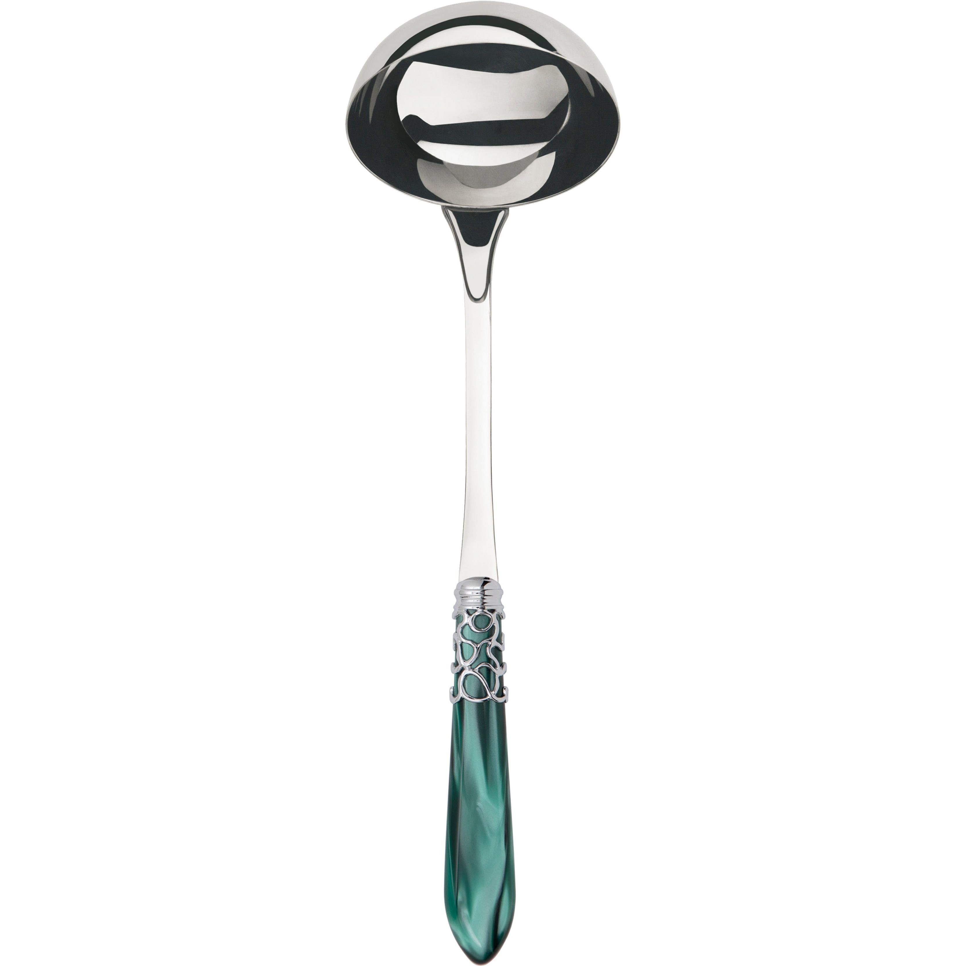 Melodia Brilliant Soup Ladle - green