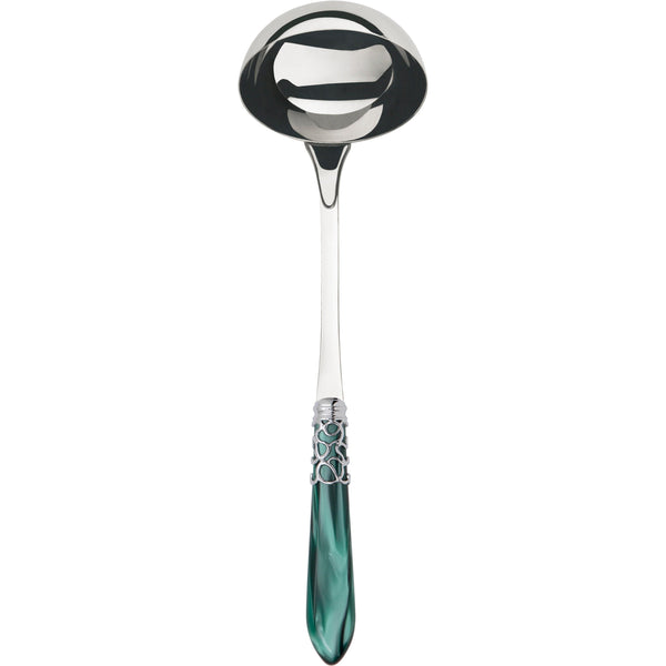 Melodia Brilliant Soup Ladle - Emerald Green