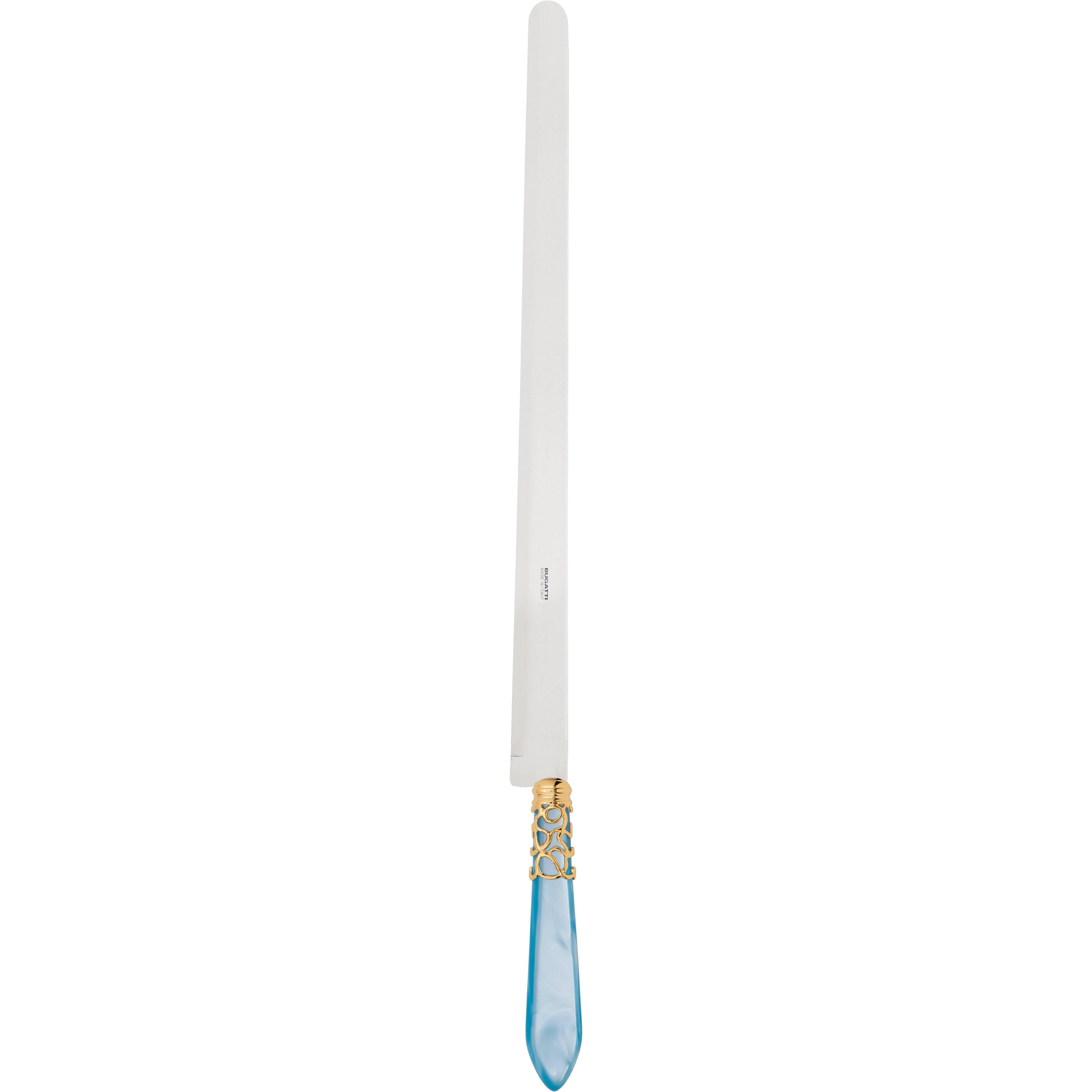 Melodia Gold Ham Knife 40 cm (15.75 inch) - sky blue