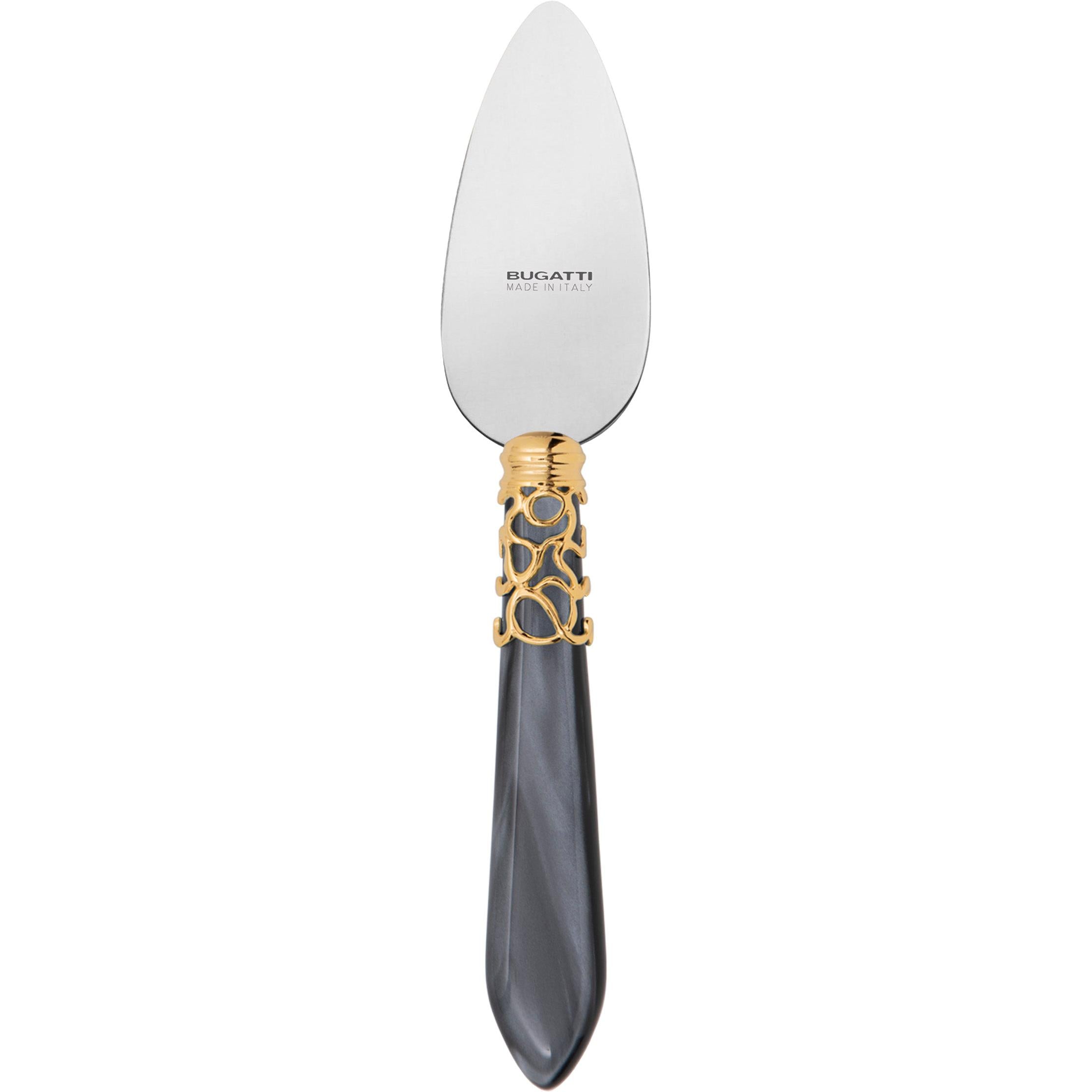 Melodia Gold Parmesan Cheese Knife - charcoal