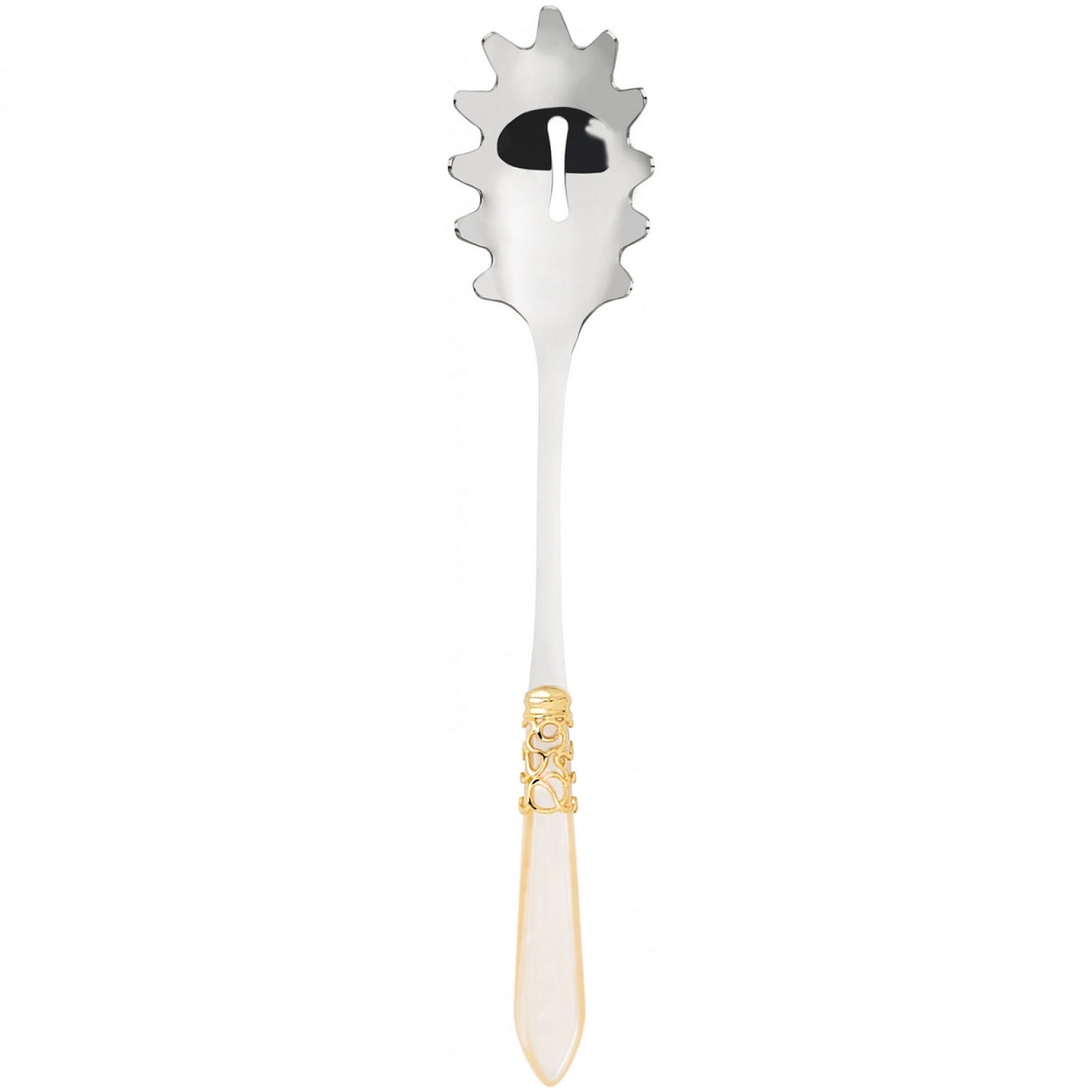 Melodia Gold Spaghetti Scoop ivory-Casa Bugatti USA
