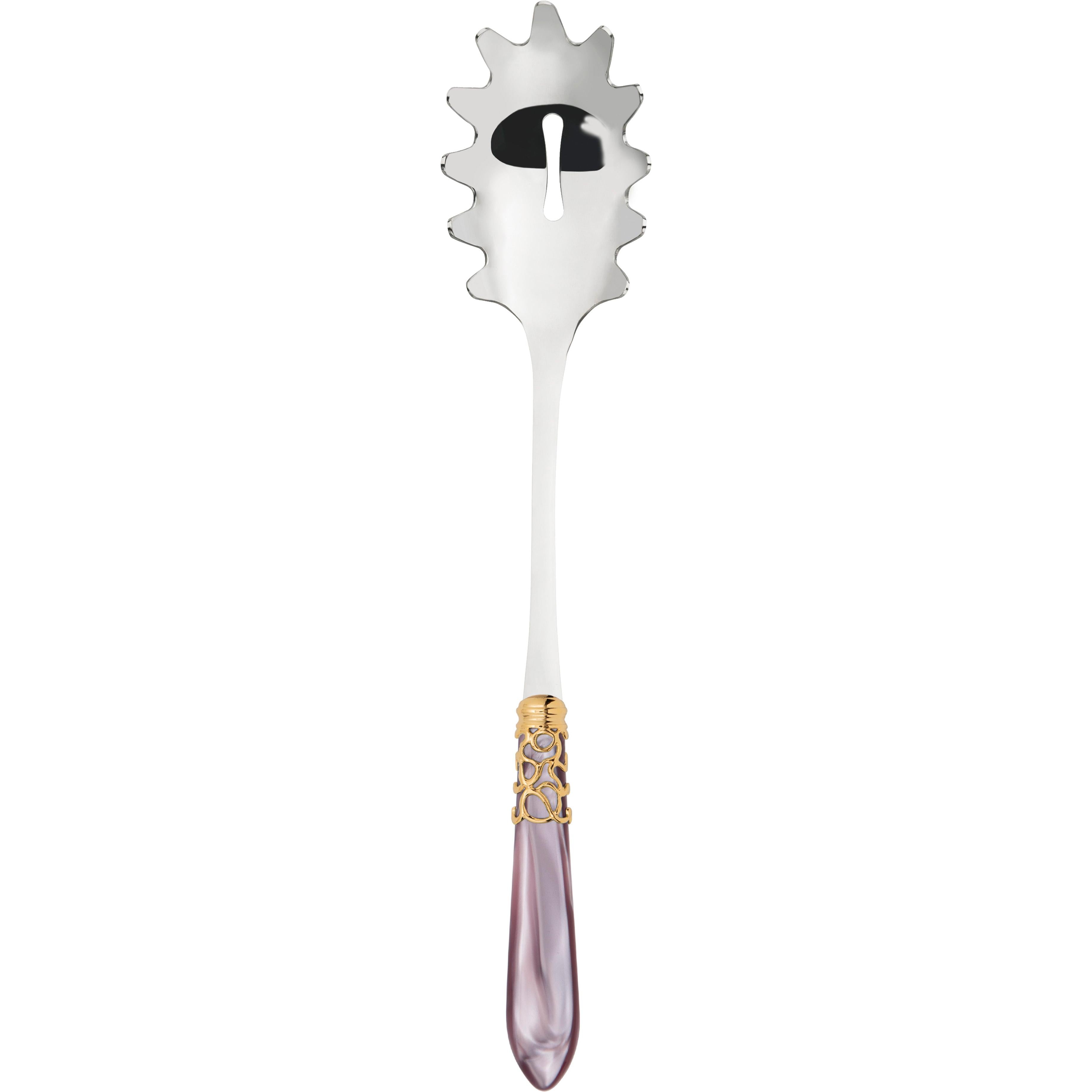 Melodia Gold Pasta / Spaghetti Server - lilac