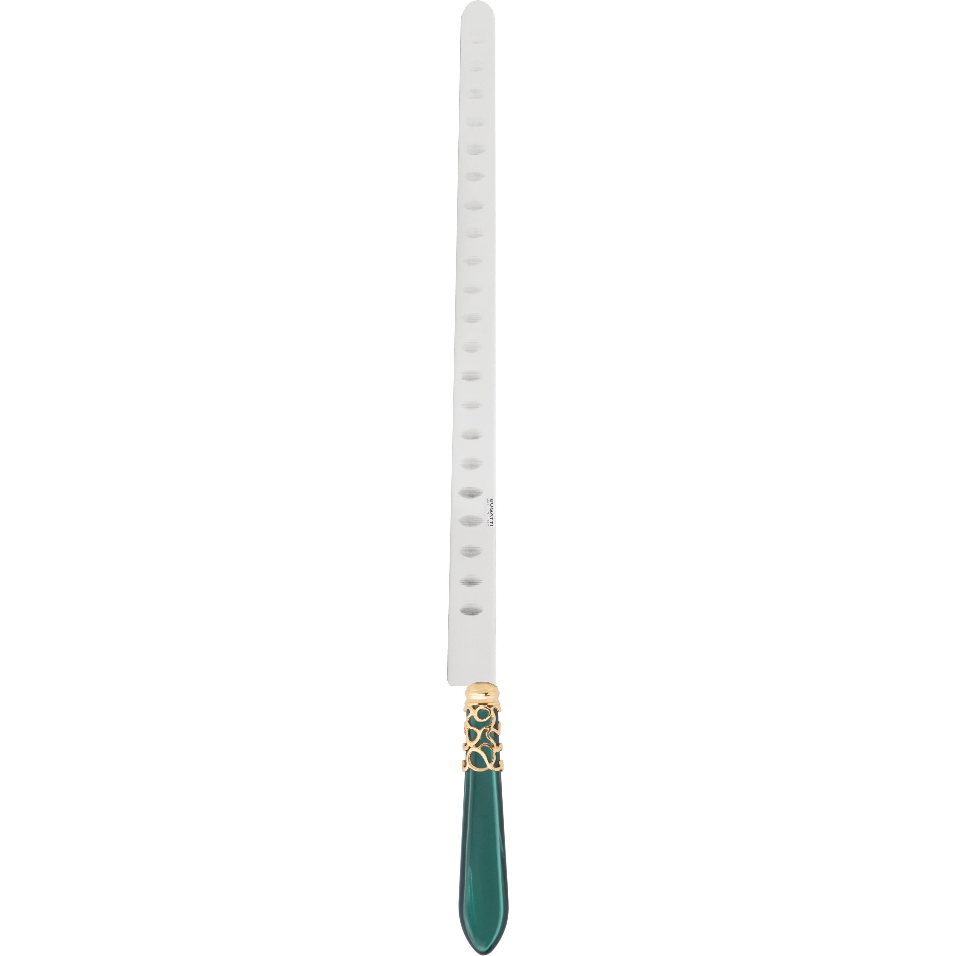 Melodia Gold Salmon Knife 40 cm (15.75 inch) - green
