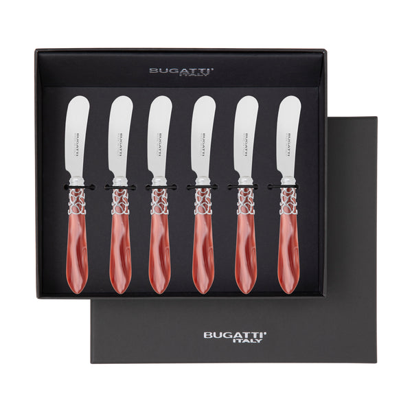 Melodia Brilliant Spreader / Butter Knife Set - Rust
