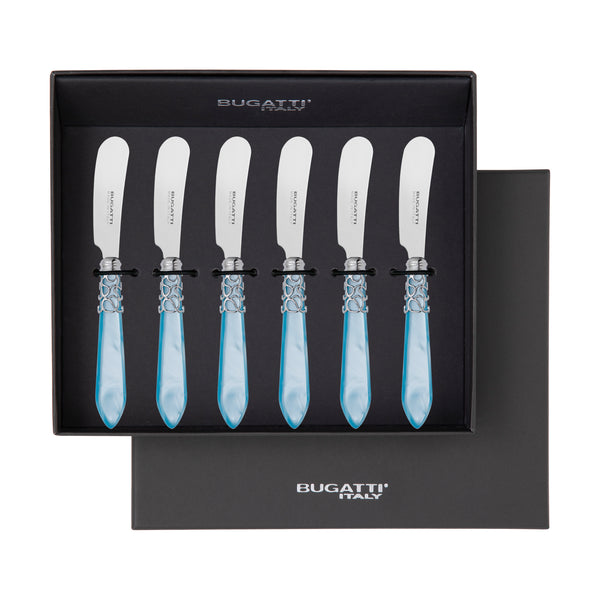 Melodia Brilliant Spreader / Butter Knife Set - Sky Blue