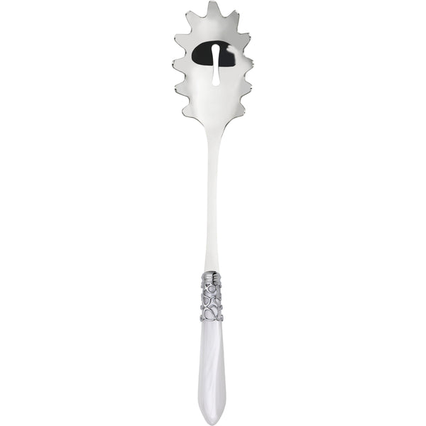 Melodia Brilliant Pasta / Spaghetti Server - White-Casa Bugatti USA