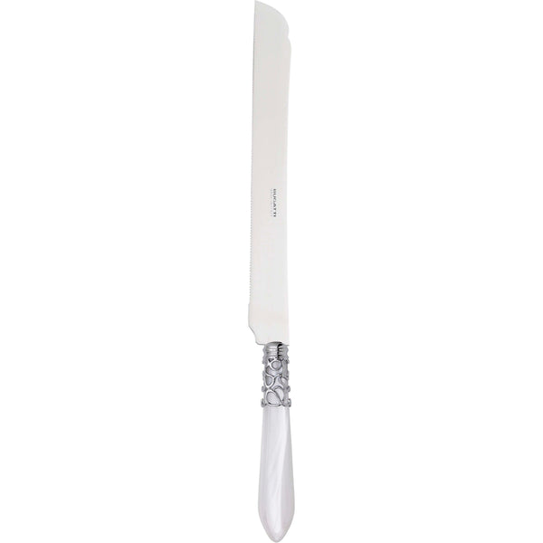 Melodia Brilliant Long Cake Knife 32 cm (12.60 inch) - white