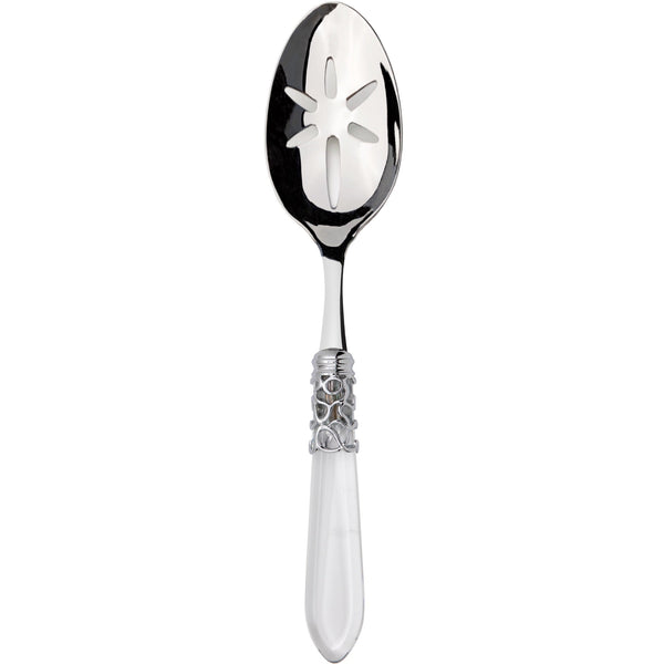 Melodia Brilliant Slotted Serving Spoon, Clear — Casa Bugatti