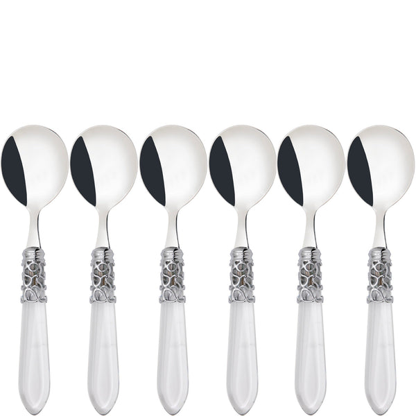 Melodia Brilliant Soup Spoons Set - Clear-Casa Bugatti USA