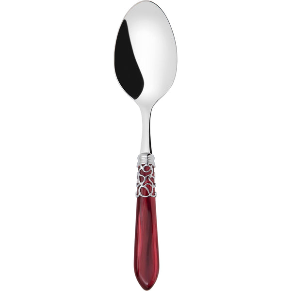 Melodia Brilliant Serving Spoon - burgundy