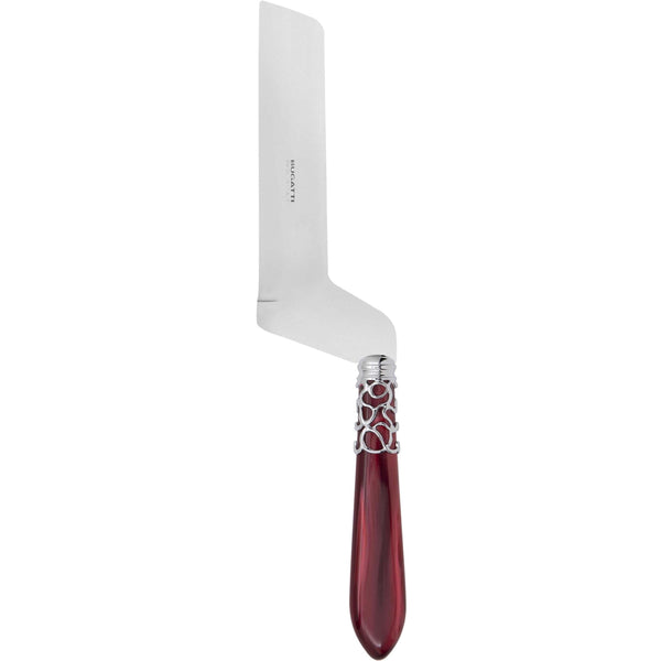 Melodia Brilliant Soft Cheese Offset Knife - Burgundy-Casa Bugatti USA