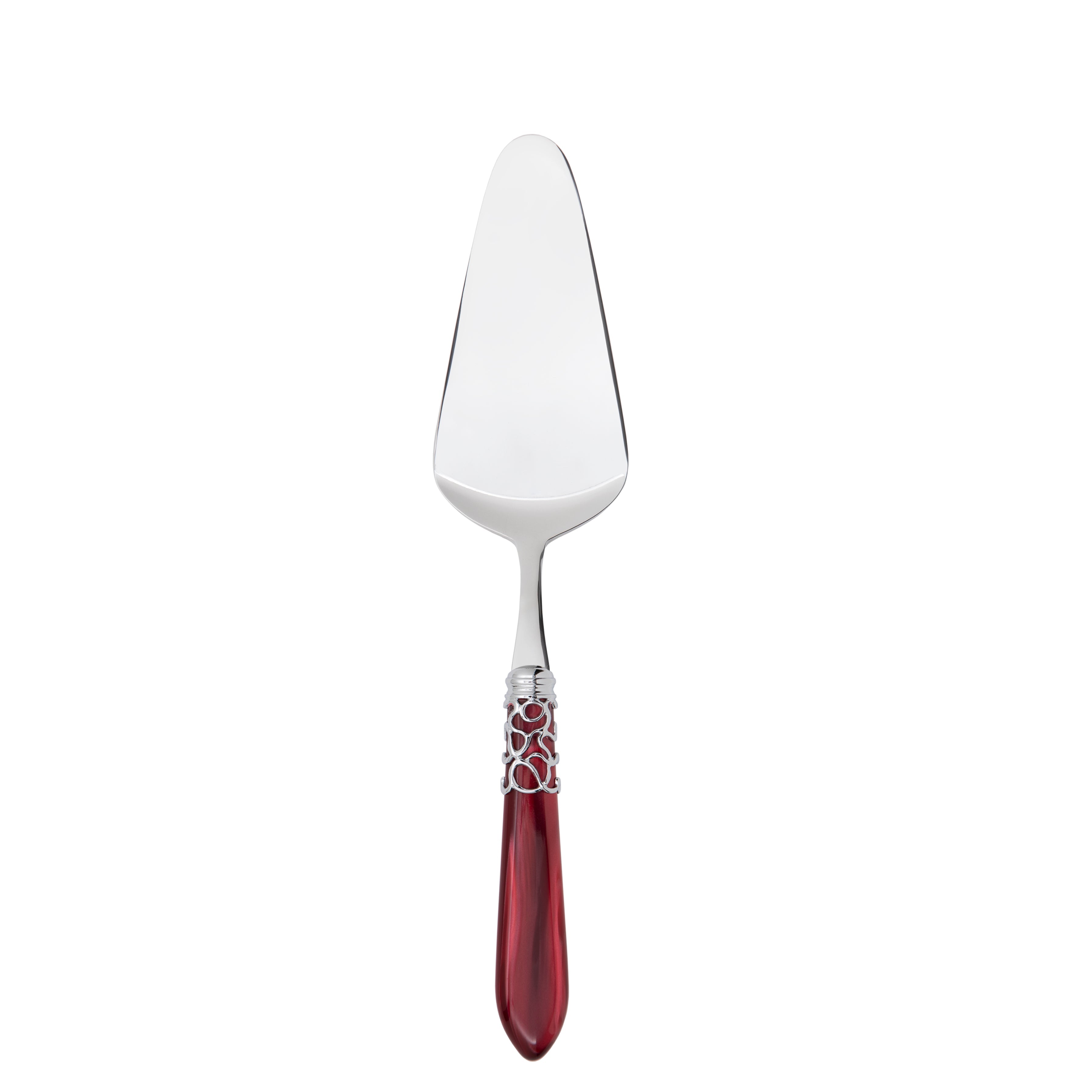 Melodia Brilliant Cake Server in gift box - burgundy