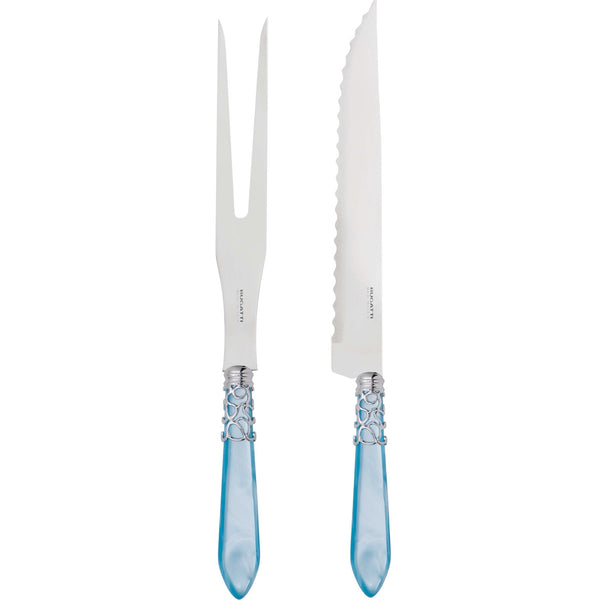 Melodia Brilliant Roast Carving Set, Sky Blue — Casa Bugatti