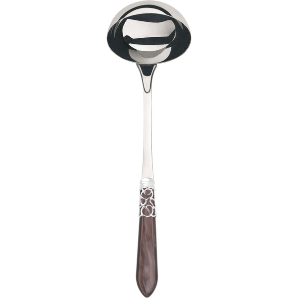 Melodia Brilliant Soup Ladle - Chocolate-Casa Bugatti USA