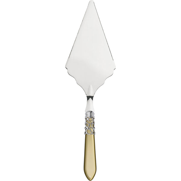 Melodia Brilliant Large Cake Server Serrated - Chartreuse Green-Casa Bugatti USA