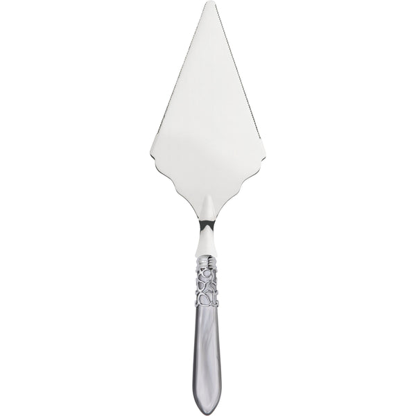 Melodia Brilliant Large Cake Server Serrated - gray