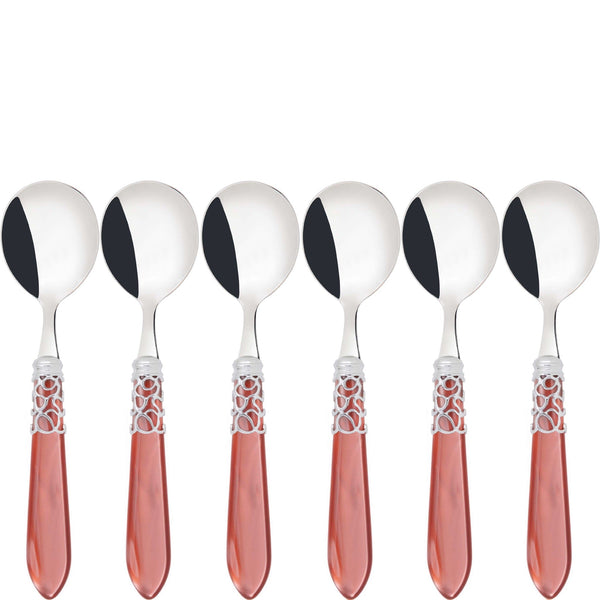 Melodia Brilliant Soup Spoons Set, Rust — Casa Bugatti