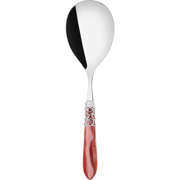 Melodia Brilliant Rice Casserole Serving Spoon - rust