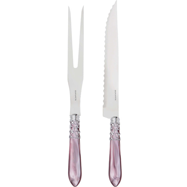 Melodia Brilliant Roast Carving Set, Lilac — Casa Bugatti