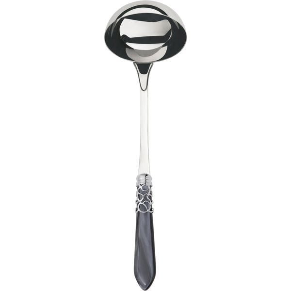 Melodia Brilliant Soup Ladle - charcoal