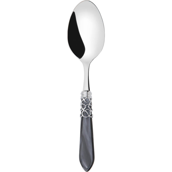 Melodia Brilliant Serving Spoon - Charcoal-Casa Bugatti USA
