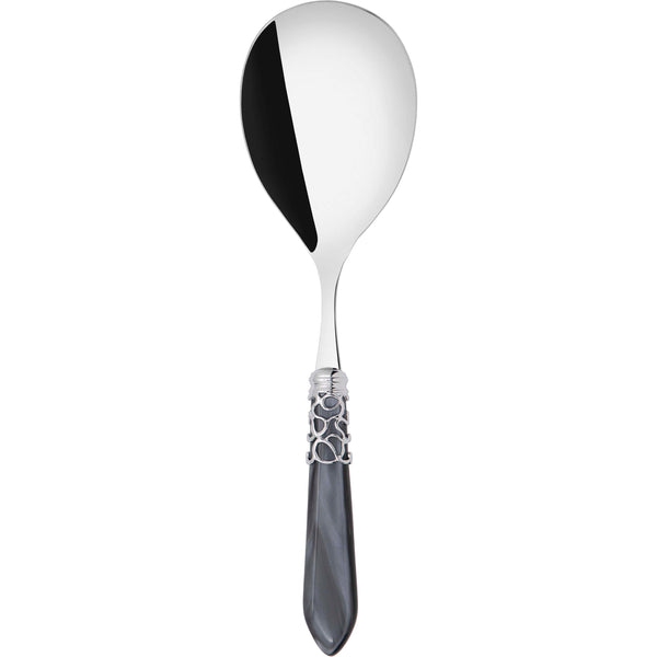 Melodia Brilliant Rice Casserole Serving Spoon - Charcoal-Casa Bugatti USA