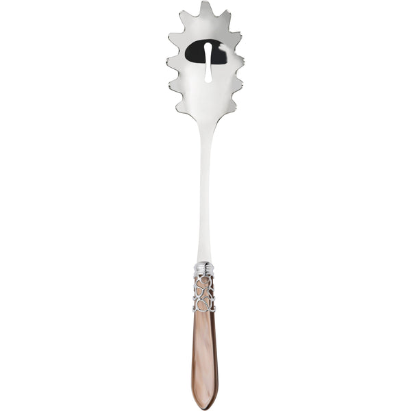 Melodia Brilliant Pasta / Spaghetti Server - Taupe-Casa Bugatti USA