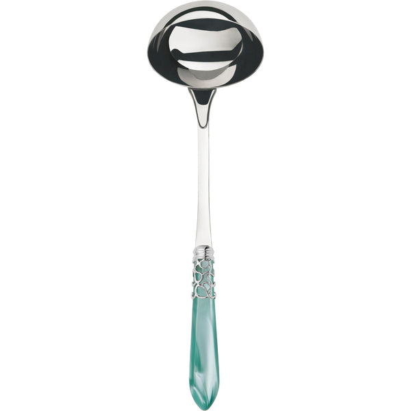 Melodia Brilliant Soup Ladle - aqua