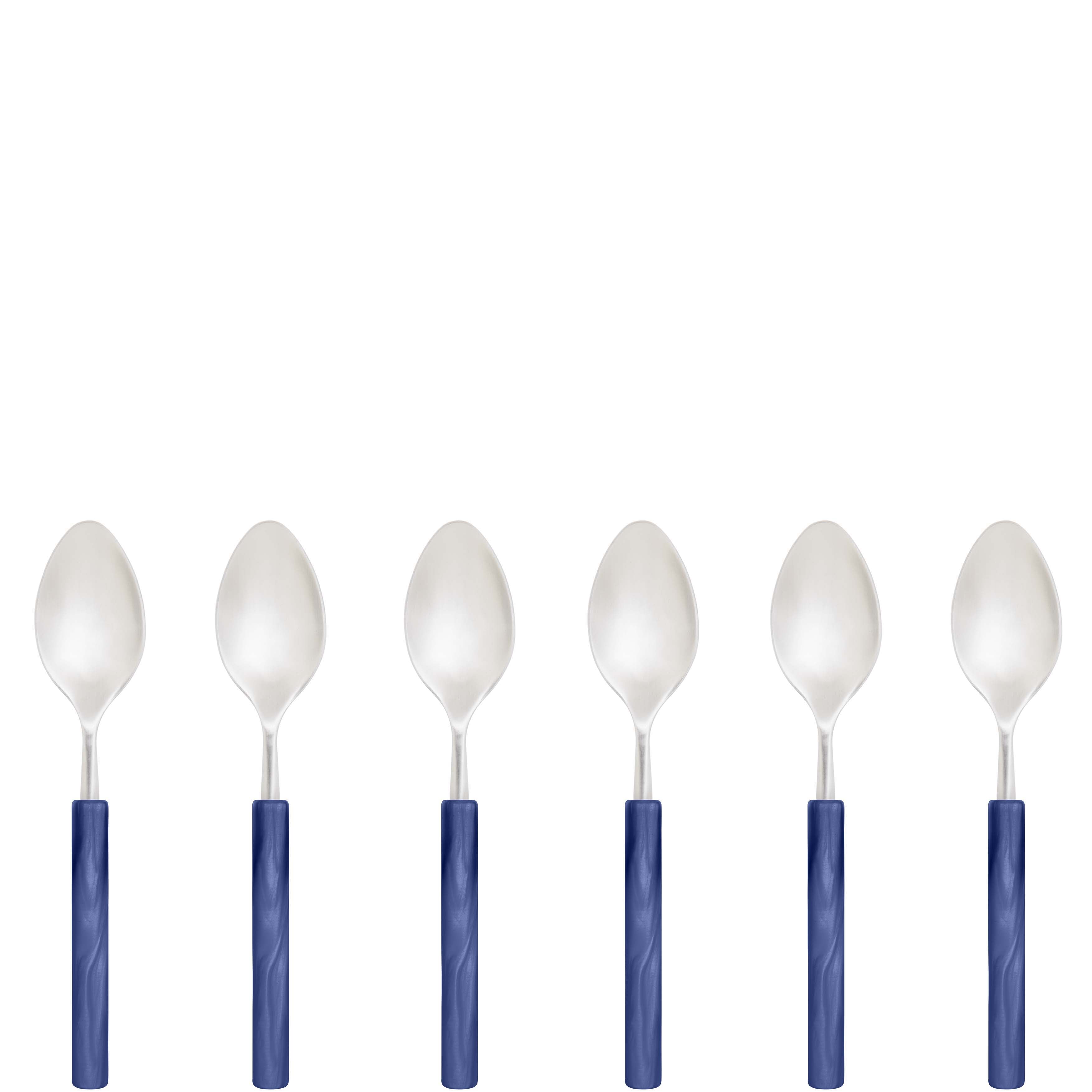 Mediterraneo Coffee Spoon Set - Royal Blue-Casa Bugatti USA