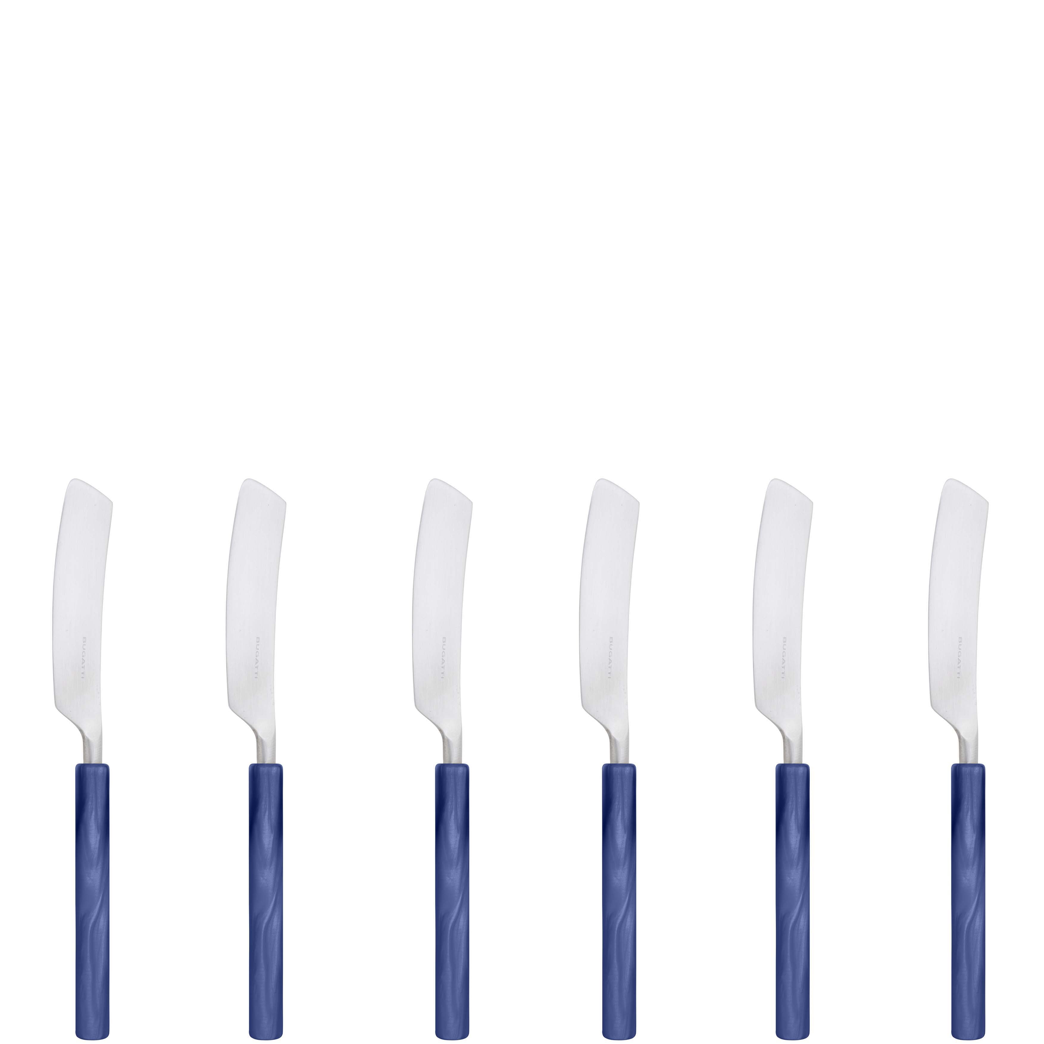 Mediterraneo Butter Knives Set - Royal Blue-Casa Bugatti USA