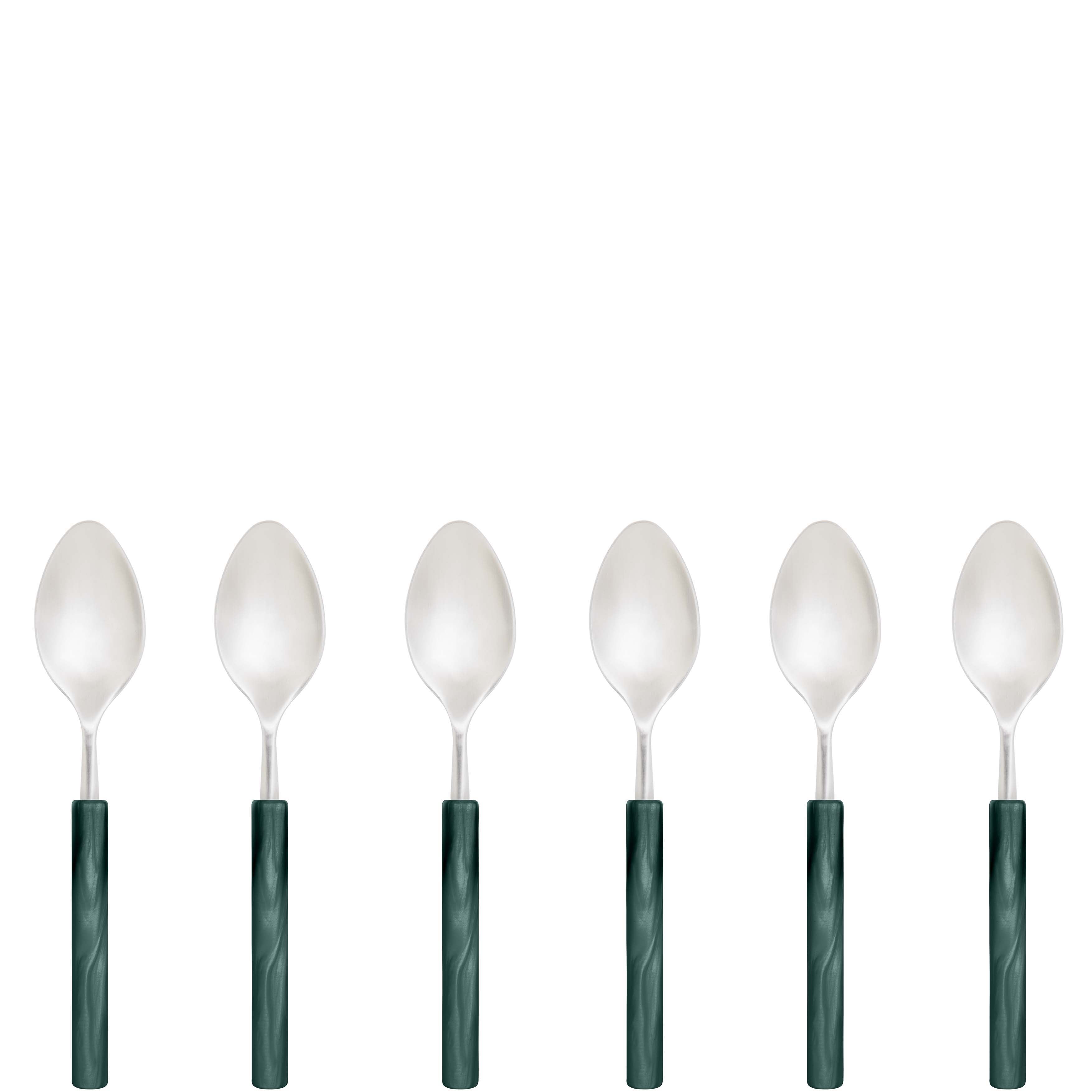 Mediterraneo Coffee Spoon Set - Green