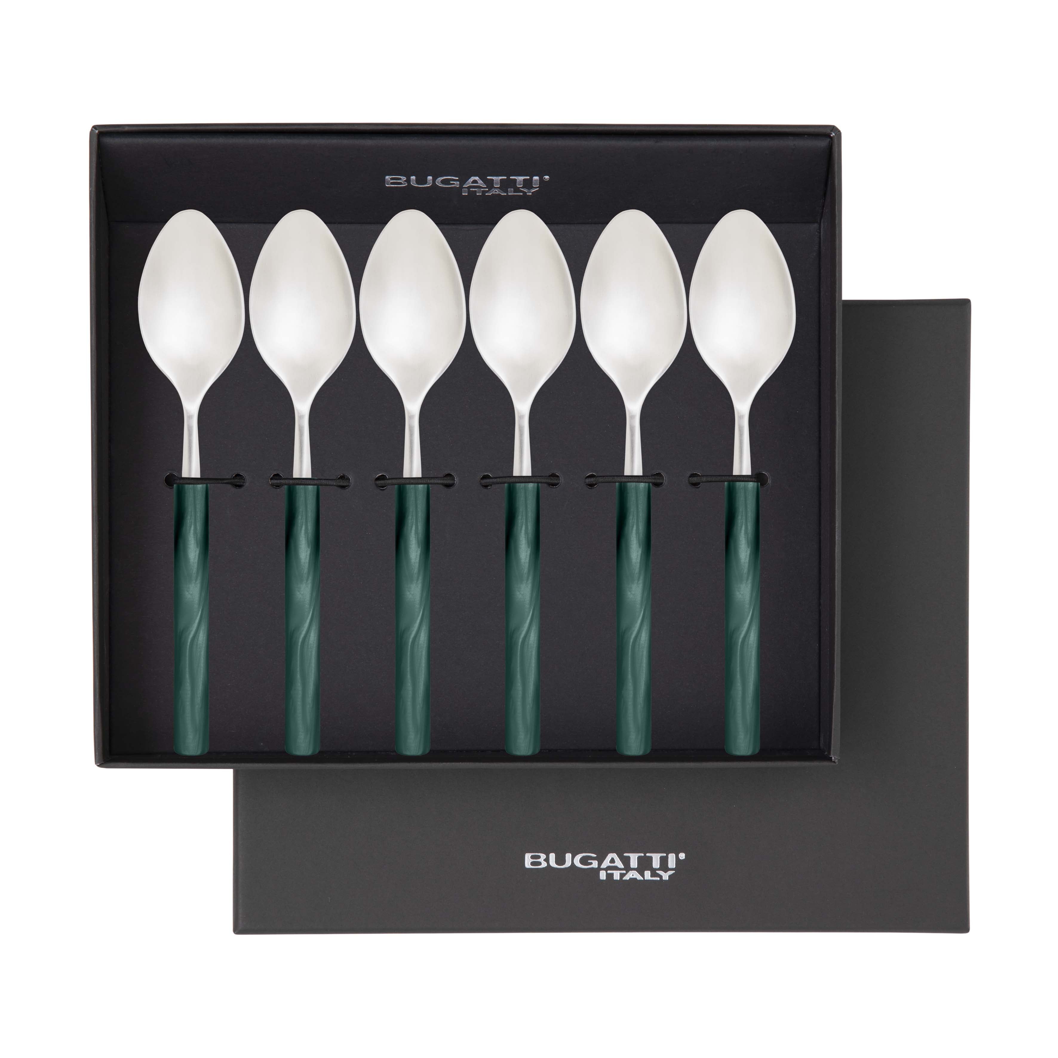 Mediterraneo Coffee Spoon Set - Green