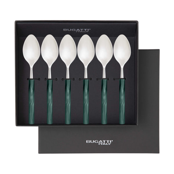 Mediterraneo Coffee Spoon Set - Green