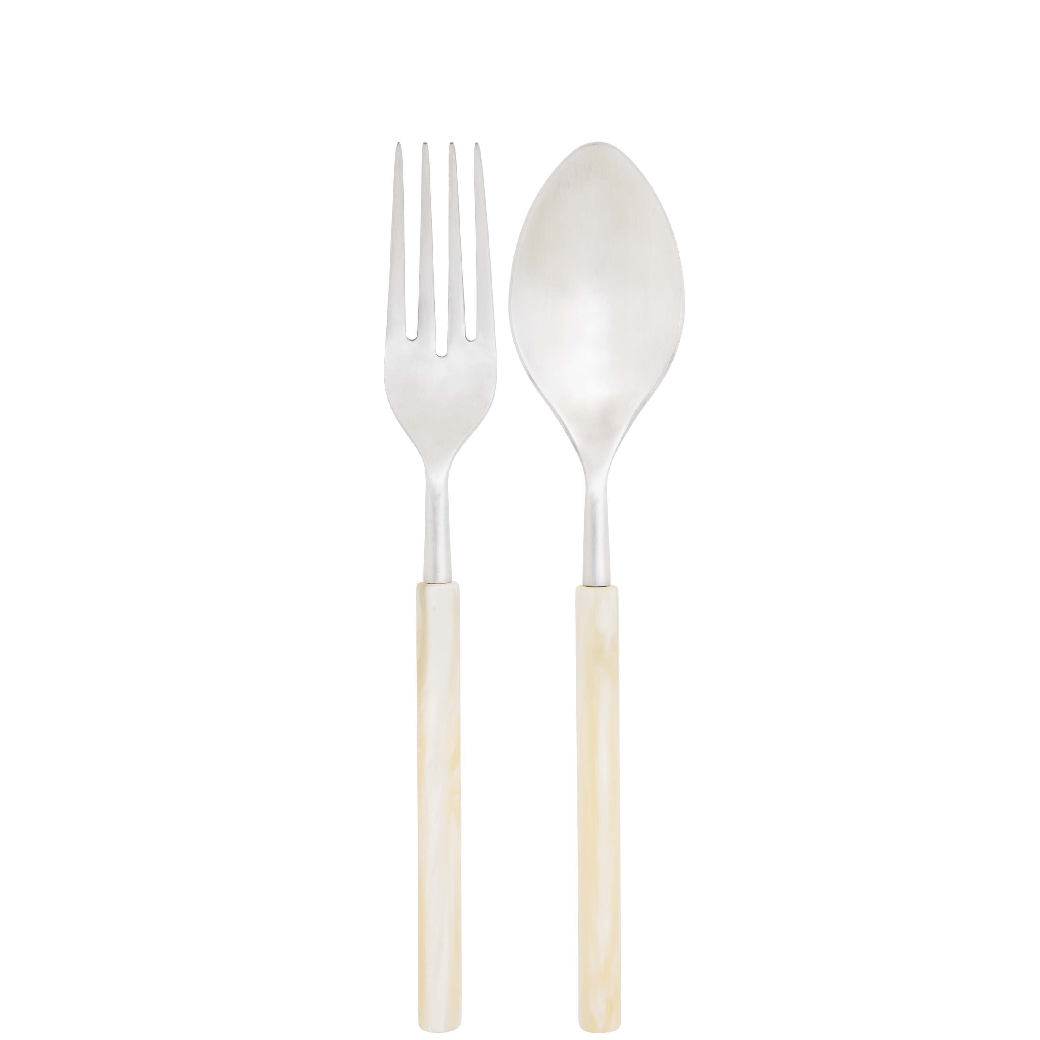 Mediterraneo 2 Piece Serving Set - Ivory-Casa Bugatti USA