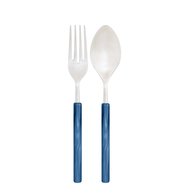Mediterraneo 2 Piece Serving Set - Teal Blue-Casa Bugatti USA